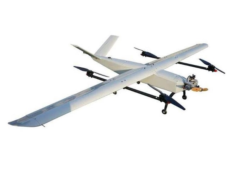 Hybrid Vertical Takeoff and Landing Fixed Wing UAV HW-V210A